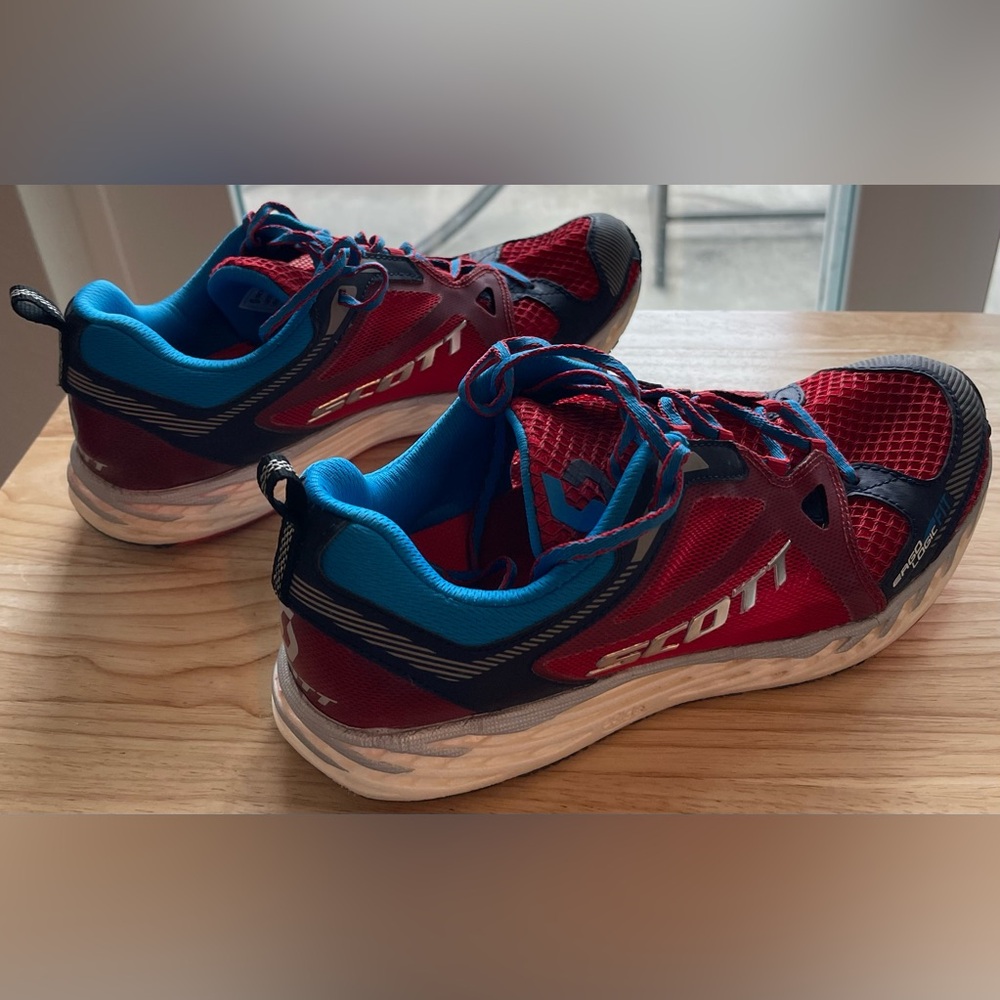 Scott - Ergo Logic Shoes, Red & Blue, 9M